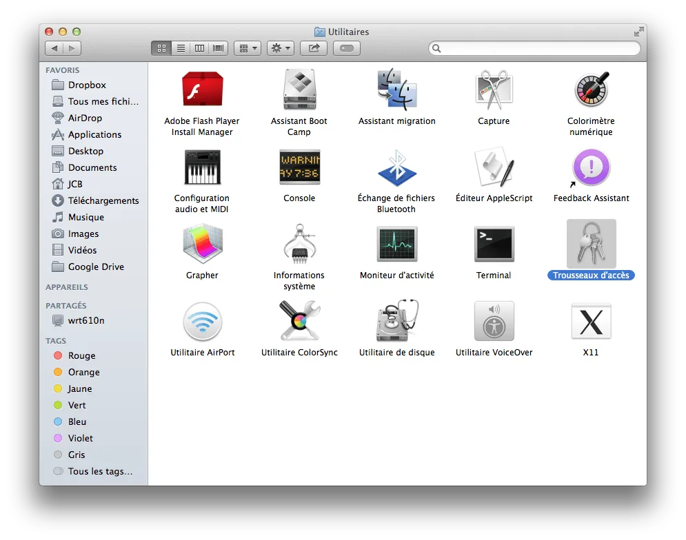 Keychain trousseaux dacces