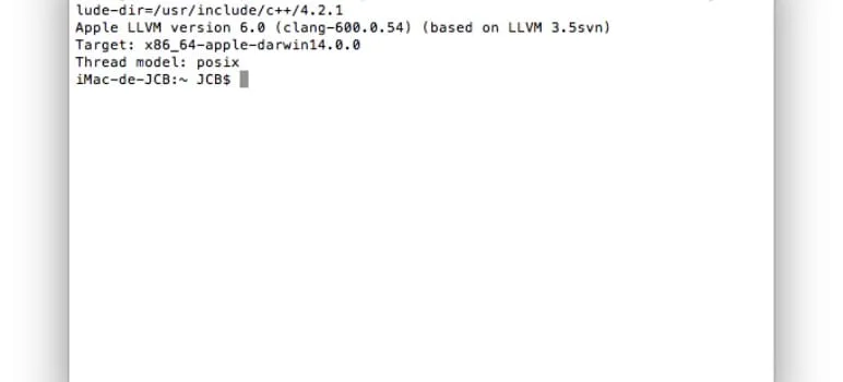 Comment installer Xcode Command Line Tools Yosemite (Mac OS X 10.10) 6 Xcode Command Line Tools Yosemite gcc verification