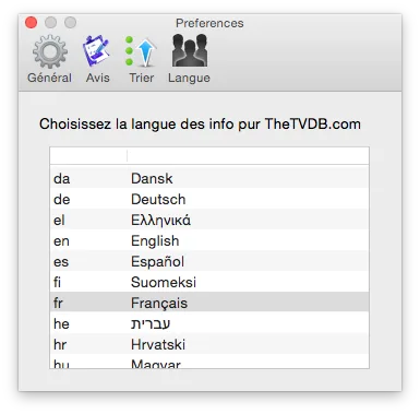 TV Series Mac : gérer tous vos épisodes TV (Mac OS X 10.10) 4 tv seriesmac resume en francais