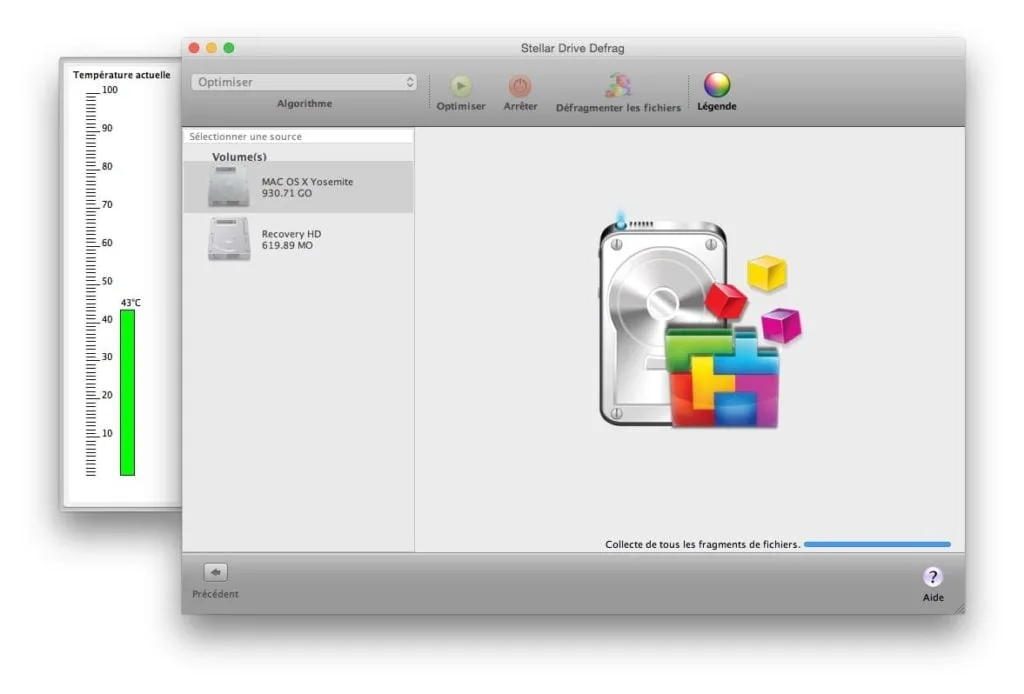 Defragmenter Yosemite (Mac OS X 10.10.3) 7 defragmenter yosemite affichage temperature