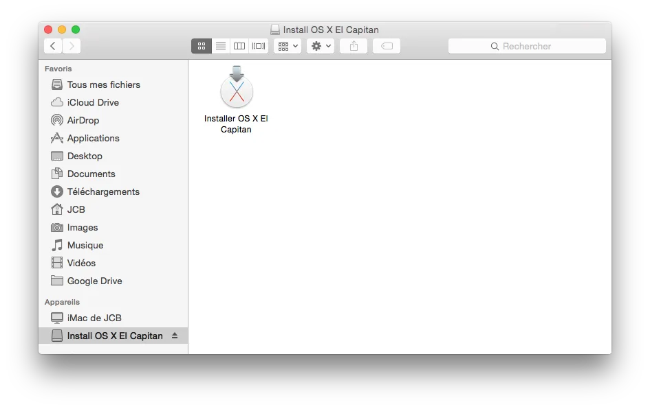 installation propre mac os x el capitan cle usb bootable