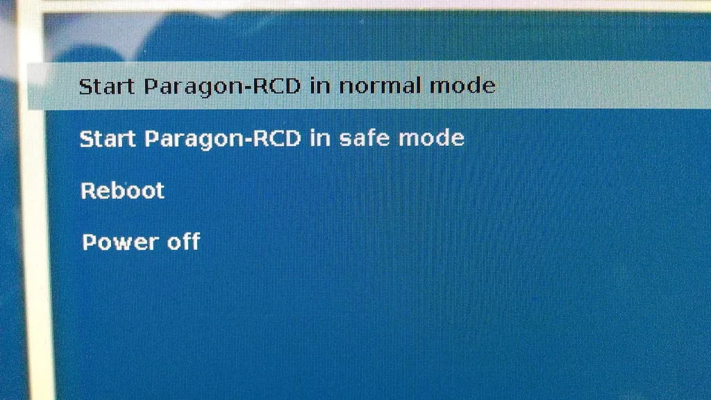 Mac ne demarre pas paragon