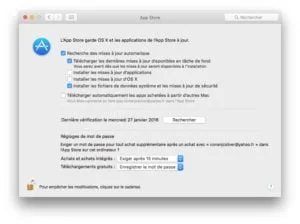 App Store sans mot de passe enregistrer mot de passe