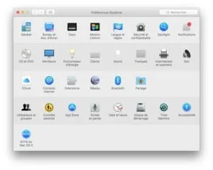 App Store sans mot de passe preferences systeme