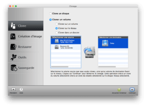 cloner el capitan sur reseau