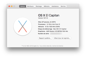 mac os x el capitan 10.11.3 tutoriel maj