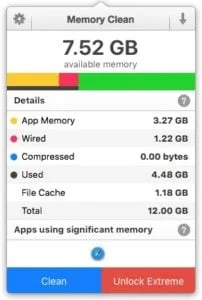 purger la ram mac os x memory clean