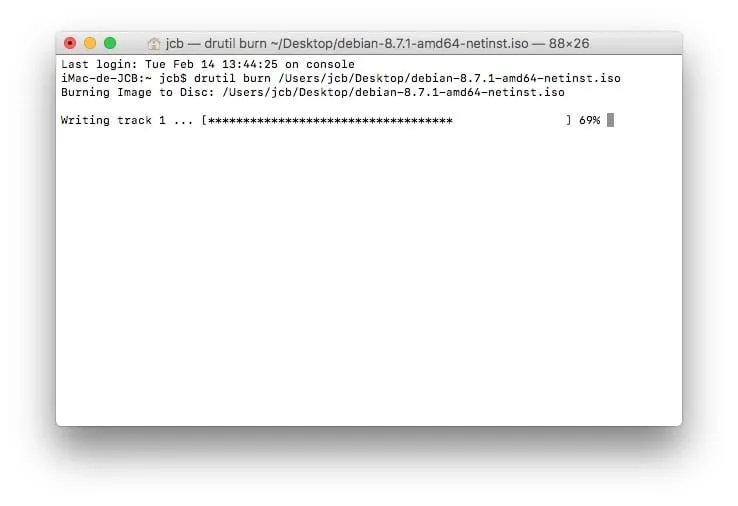 Graver un ISO sur Mac OS Sierra (10.12), El Capitan (10.11)... 4 Graver un ISO sur Mac os sierra drutil