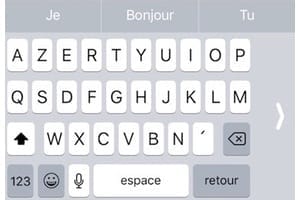 Activer le clavier a une main sur iPhone a droite ou a gauche tutoriel