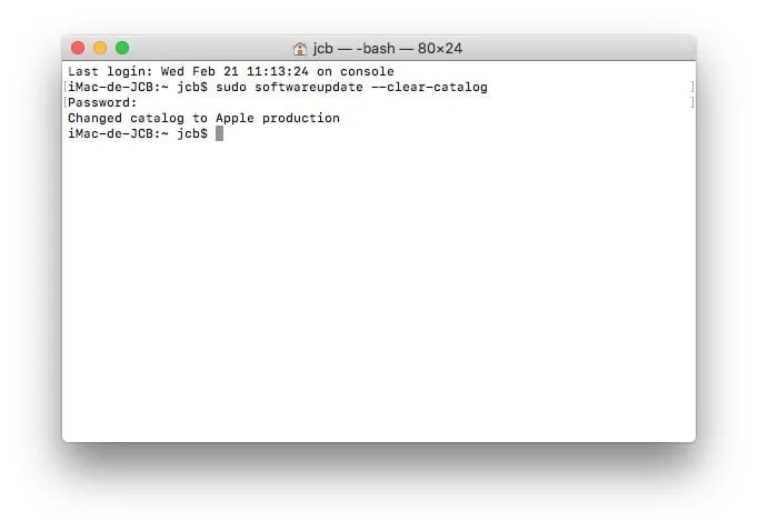 Télécharger le fichier d'installation complet de macOS High Sierra Terminal commande