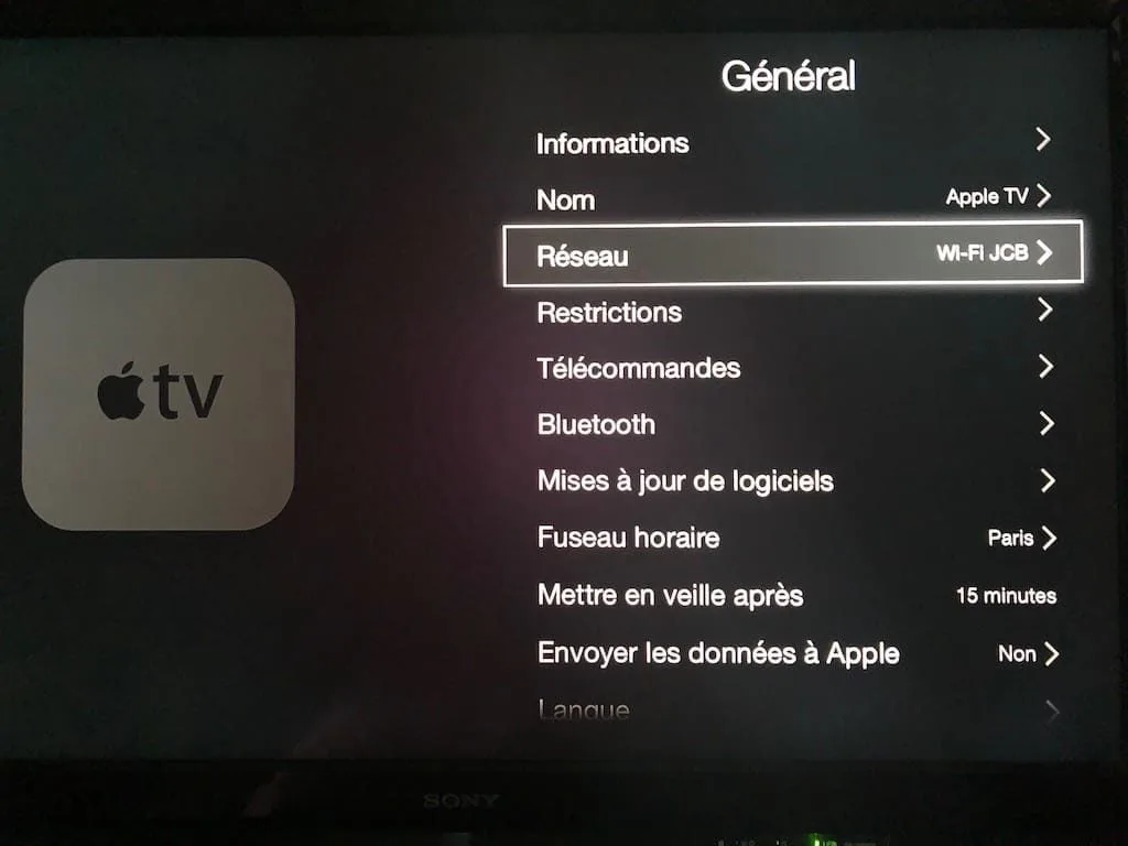 Connecter son iPhone a la TV avec Airplay et Apple TV