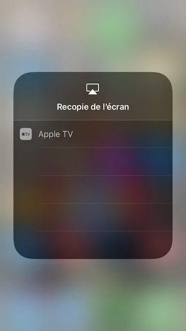 Connecter son iPhone a son Apple TV