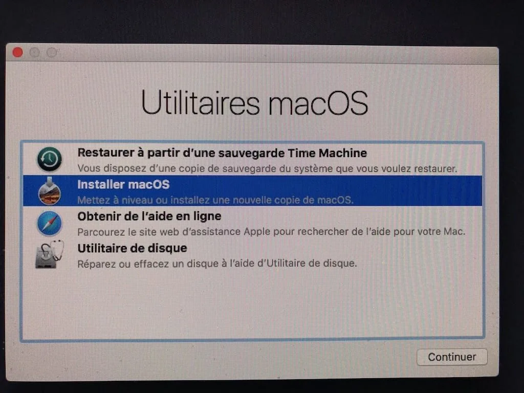 Downgrade macOS Mojave macos High Sierra installer macOS High Sierra a nouveau