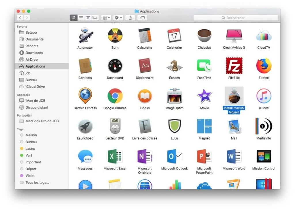 Installation propre macOS Mojave (10.14) : mode d'emploi 1 Installation propre macOS Mojave fichier complet