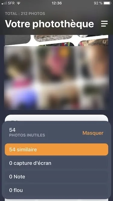 Supprimer les photos en double sur son iPhone photos inutiles liberer espace stockage