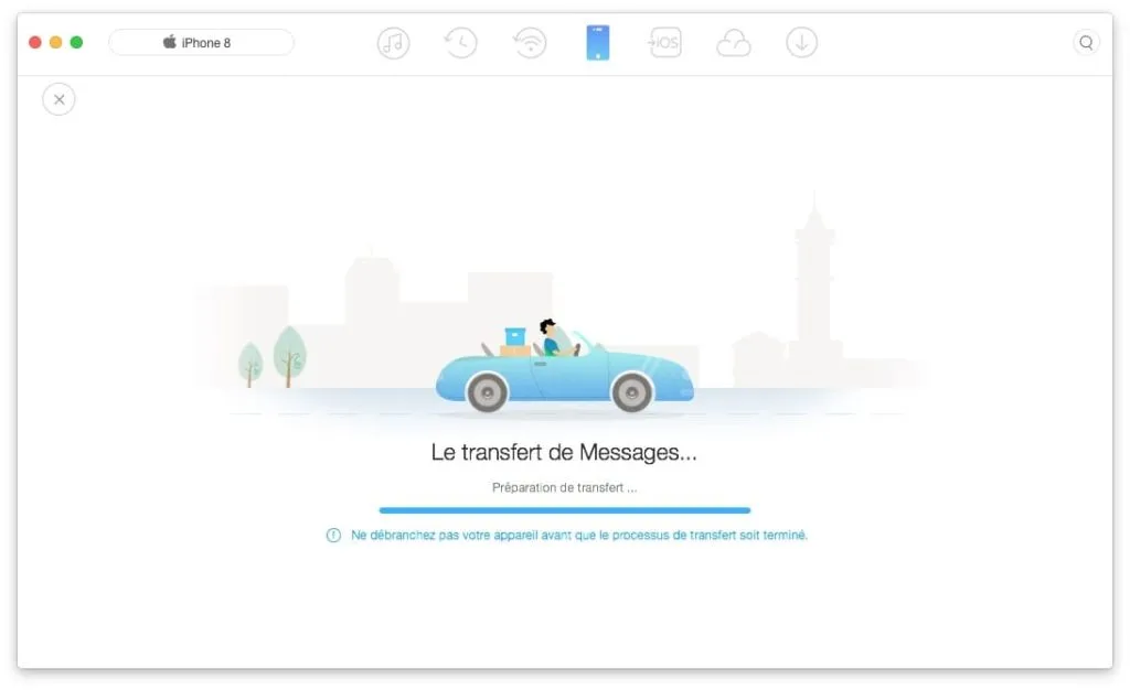 Sauvegarder les Messages de son iPhone transfert de Messages