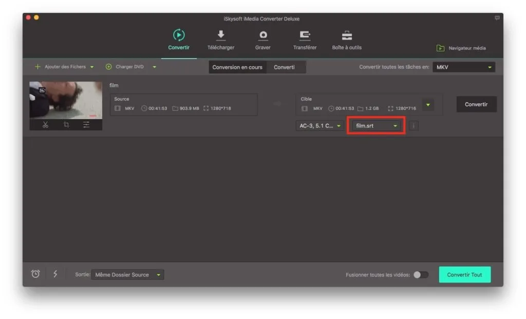 Ajouter des sous-titres dans une video sur Mac (fusionner) 2 Ajouter des sous-titres dans une video sur Mac et fusionner