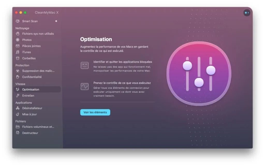 Optimisation macOS Mojave