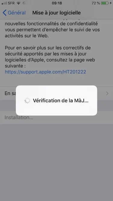 ios 12 verification installation