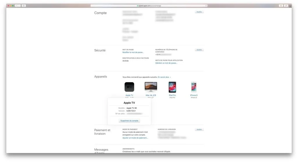Vérifier la garantie de son iPhone, iPad, Mac, Apple TV 3 verifier numero de serie appareils apple