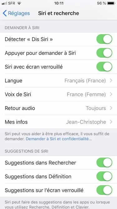 changer la voix de siri femme homme