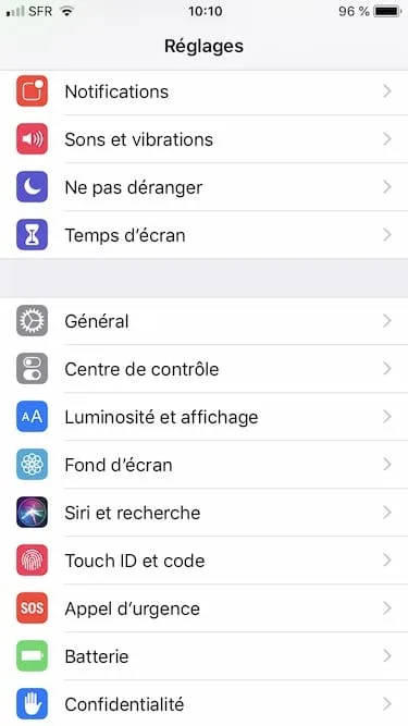 changer la voix de siri sur Apple iPhone