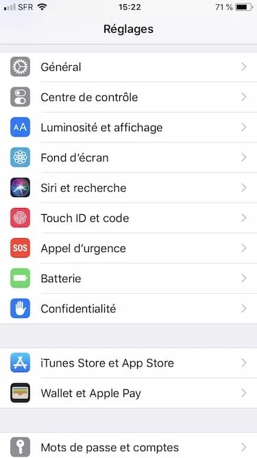 Activer les mises a jour automatiques pour iOS 12 General