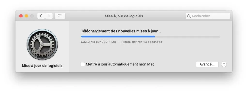 Mise a jour supplementaire macos mojave 10.14.3 appels de groupe facetime
