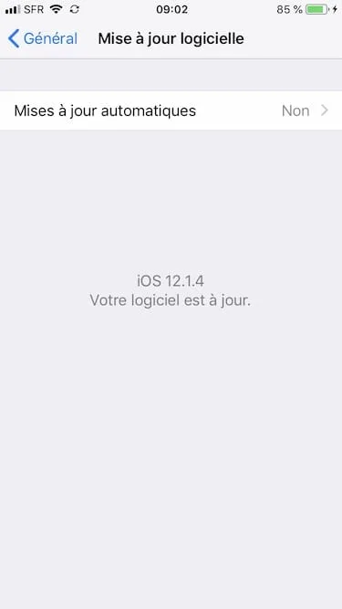 iOS 12.1.4 correctif appels de groupe facetime