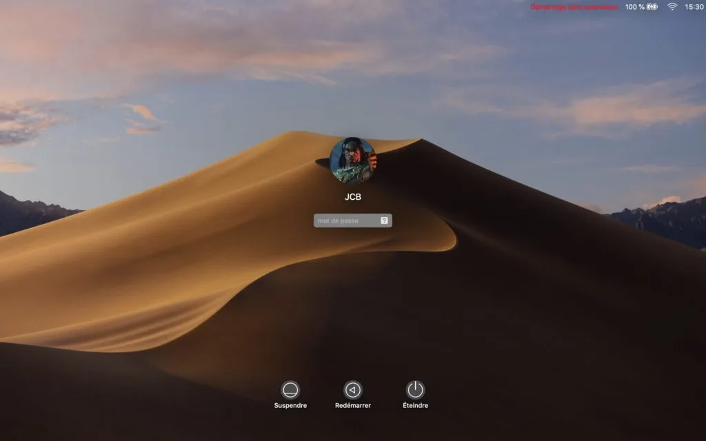 Démarrage en mode sans échec sur Mac