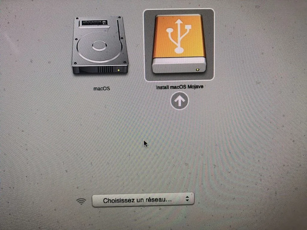 reinstaller macos depuis une cle usb bootable
