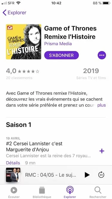 S'abonner à des podcasts sur iPhone et Mac : mode d'emploi 2 podcasts iphone abonnement