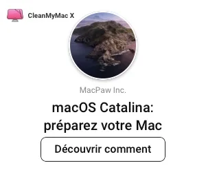 Installer macOS Catalina preparer son Mac