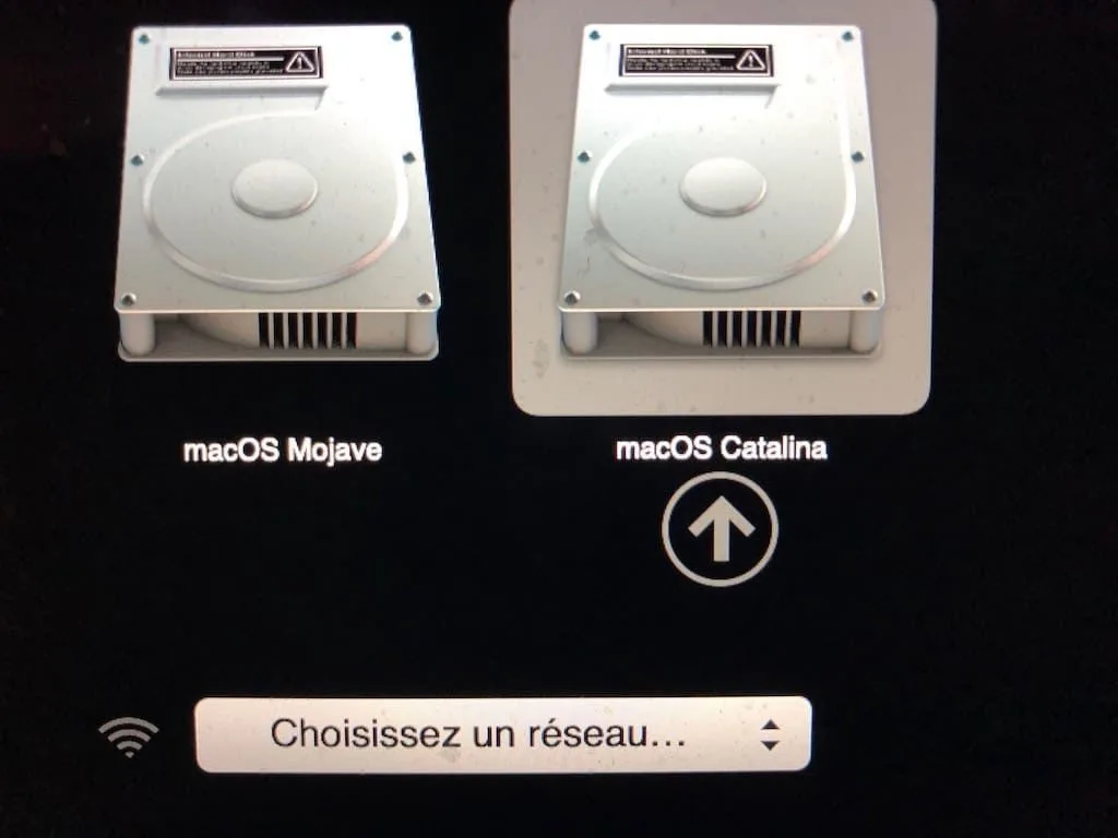 dual boot mojave cataline touche alt