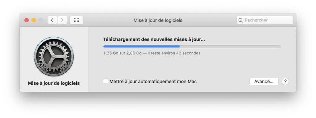 telechargement des nouvelles mises a jour macos mojave 10.14.6