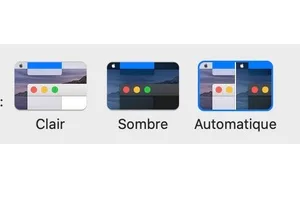 dark mode automatique de macOS Catalina mode demploi