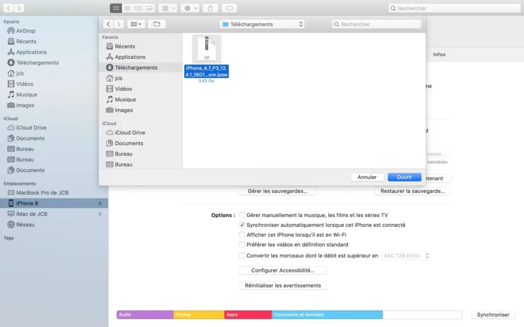 retrograder ios 13 vers ios 12