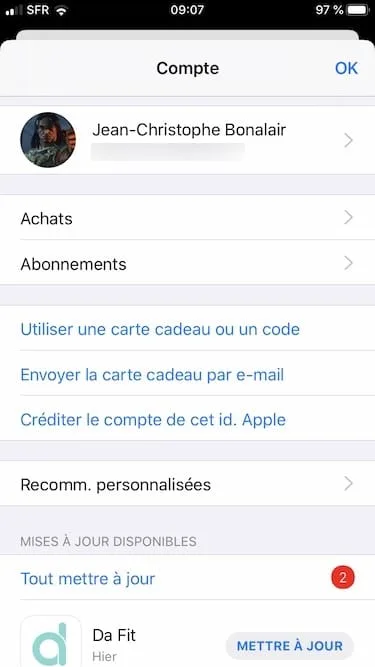 tout mettre a jour ios 13