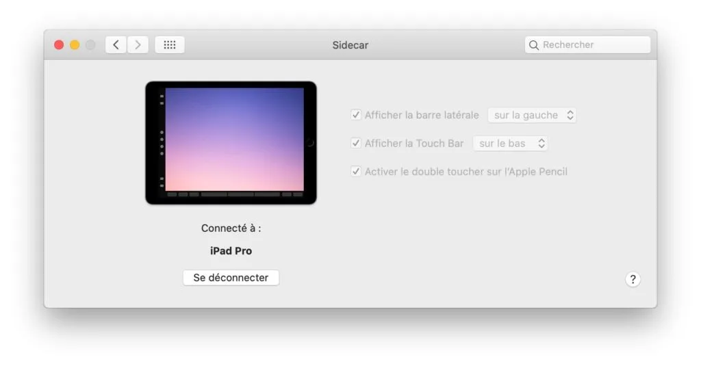 Utiliser Sidecar avec un Mac et un iPad comme écran secondaire (macOS Catalina 10.15 / iPadOS 13) 4 sidecar macos catalina ipados 13