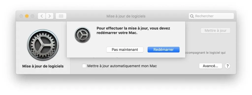 macOS Catalina 10.15.4 disponible pour Mac 3 mac os catalina 10.15.4 redemarrer mac