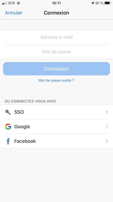 connexion a zoom avec iphone