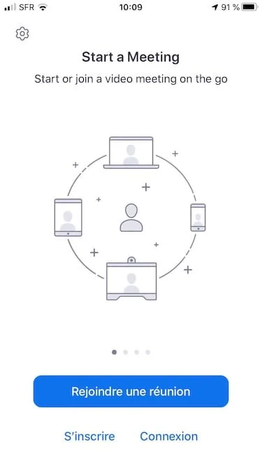 inscription zoom pour animer reunion