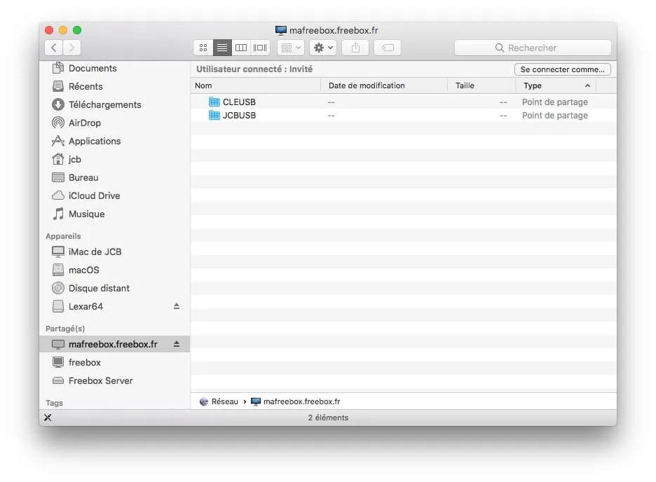 Connecter son Mac à sa Freebox (Ethernet / Wi-Fi) 8 partage disque dur freebox mac