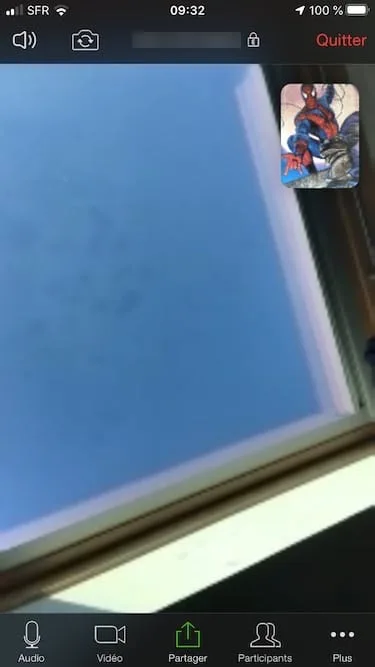 zoom iphone conference audio et video