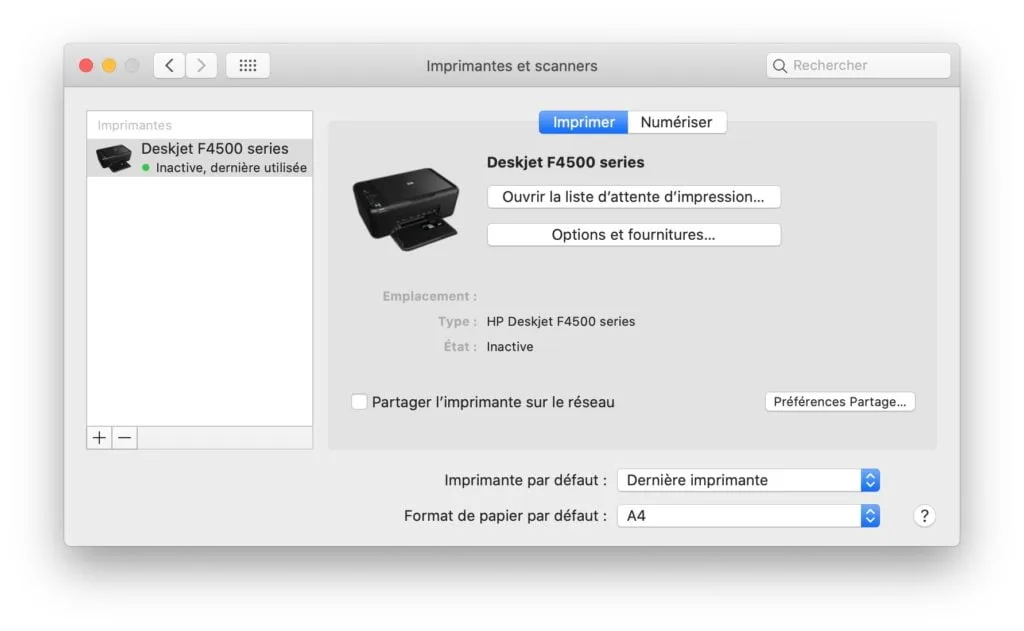 Installer une imprimante WiFi sur Mac ou iPhone 4 imprimante wifi mac installer