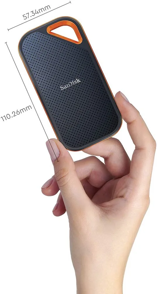 test SanDisk Extreme Pro Portable SSD 500Go Mac