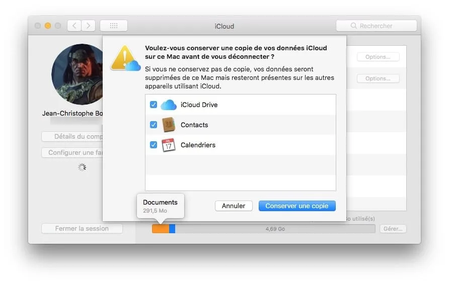 vider contenu mac avant de le vendre