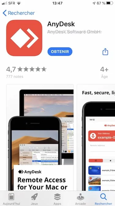 Partager l ecran de son iPhone sur Mac ou Windows