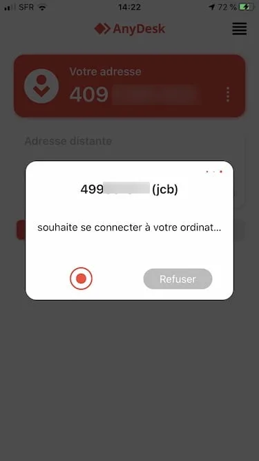 affichage ecran iphone sur imac