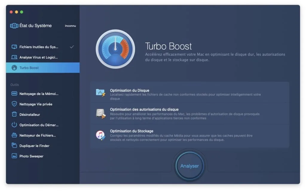 optimiser disque macos big sur